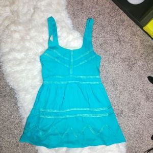 Oneill Turquise Summer Tank Dress sz M